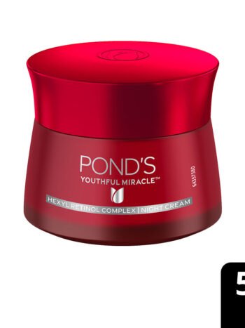 POND'S Youthful Miracle Hexyl Retinol Complex Night Cream for Renewing & Repairing Skin - 50g