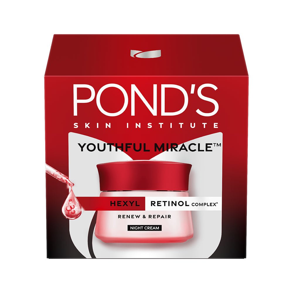 Before and After using Pond's Night Cream