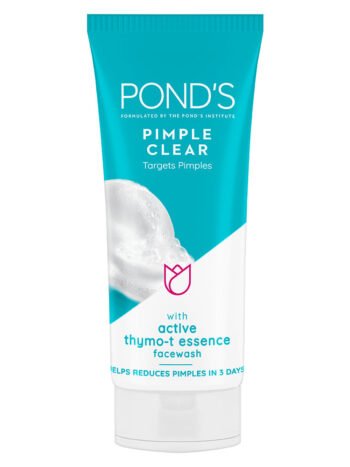 POND'S Pimple Clear Face Wash - Fast-Acting Acne Treatment, Clears Pimples in 3 Days (100g)
