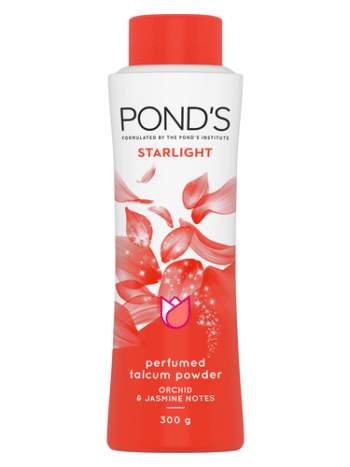 POND'S Starlight Talcum Powder with Orchid & Jasmine - Refreshing Body Powder (300gm)