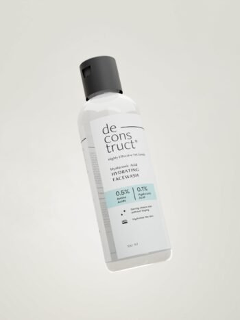Hydrating Face Wash with Hyaluronic Acid - 0.5% Amino Acids + 0.1% Hyaluronic Acid for Deep Moisture