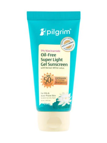 Oil-Free Niacinamide Gel Sunscreen SPF 50+ PA++++ - Lightweight 5% Formula for Oily Skin