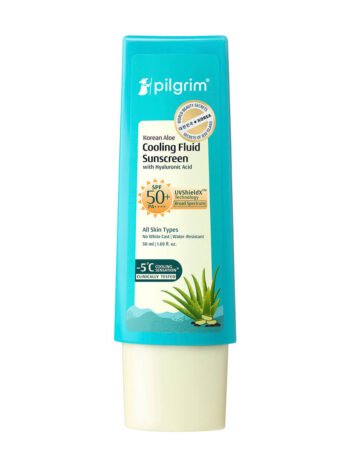 Korean Aloe Cooling Fluid Sunscreen SPF 50+ PA++++ - Hydrating Sun Protection with Aloe Vera