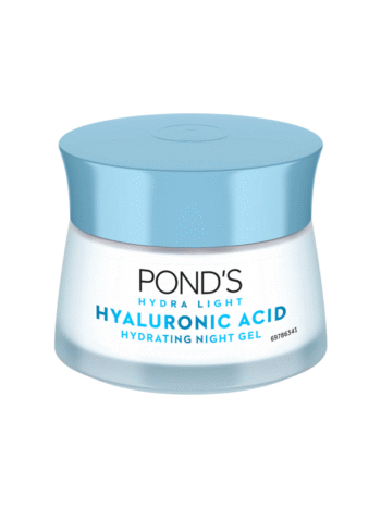 POND'S Hydra Light Hyaluronic Acid Hydrating Night Gel - 72-Hour Skin Plumping Moisturizer