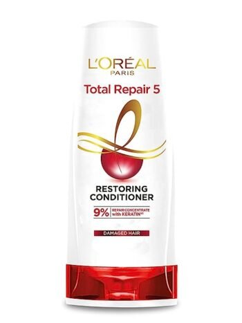 L'Oreal Paris Total Repair 5 Conditioner for Damaged and Weak Hair with Pro-Keratin & Ceramide, 180ml