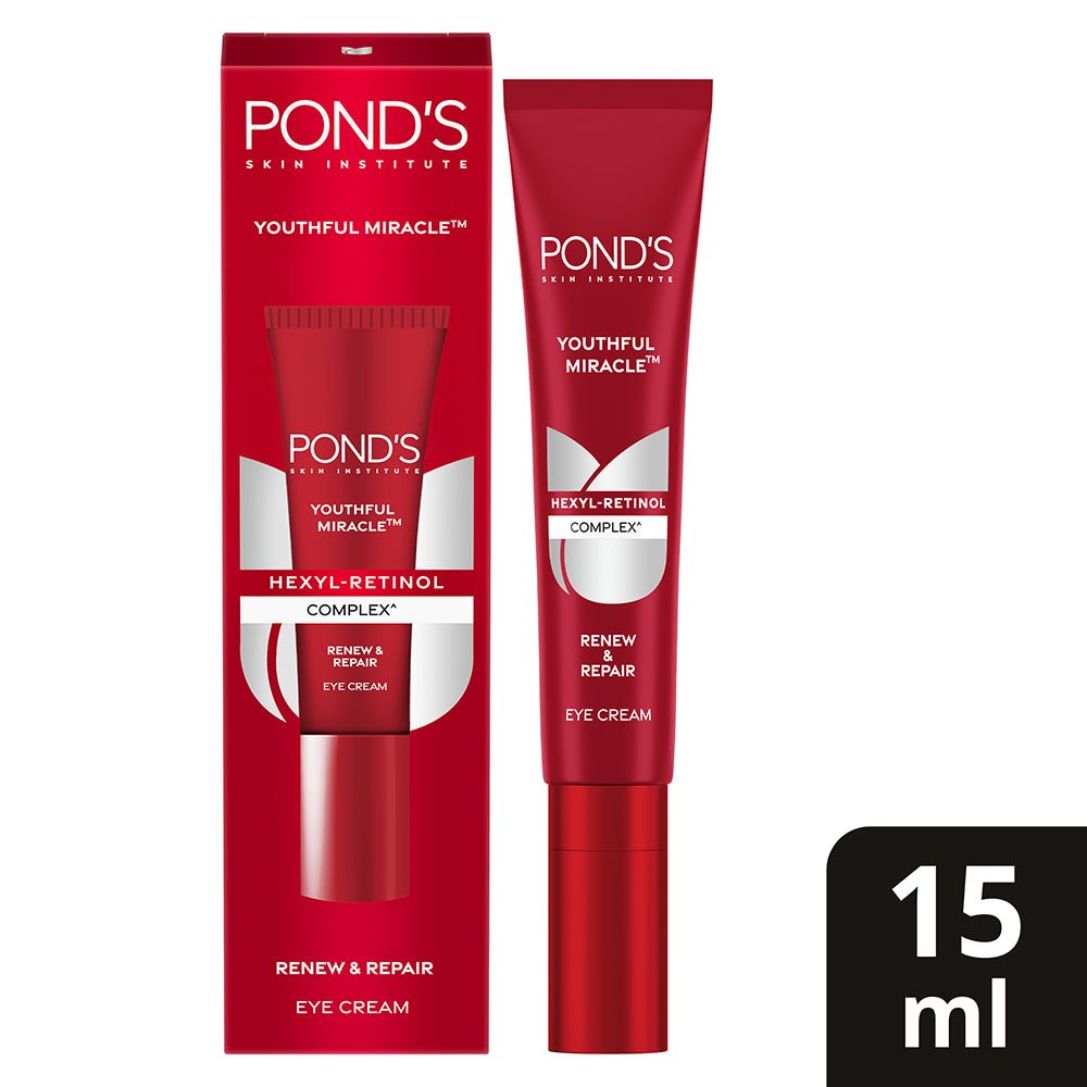 Before and After Pond’s Eye Cream Use