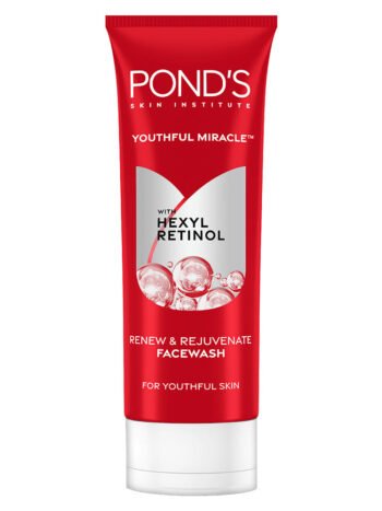 Revitalize Your Skin with POND'S Youthful Miracle Hexyl Retinol Facewash - Renew & Rejuvenate 100g
