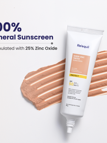 Sheer Zinc Tinted Sunscreen for Broad Spectrum UV Protection
