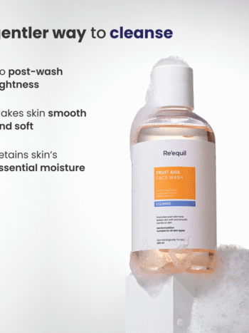 Revitalizing Fruit AHA Face Wash for Radiant Skin - Exfoliating Cleanser with Natural Fruit Extracts
