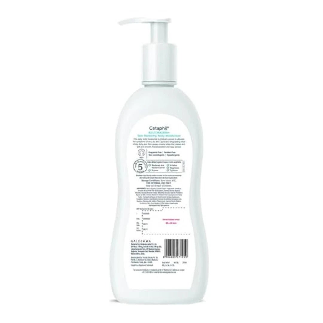 Applying Cetaphil Moisturiser