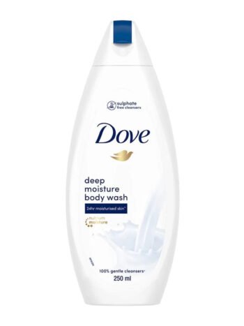 Dove Deeply Nourishing Body Wash with Moisturizers for Softer, Smoother Skin – 250 ml Hydrating Body Cleanser