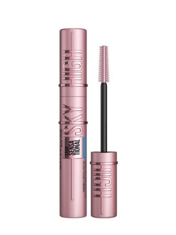 Maybelline New York Lash Sensational Sky High Mascara, Very Black, Lengthening and Volumizing Mascara With Bamboo Extract & Fibres, Ophthalmologist tested and Waterproof | 6ml