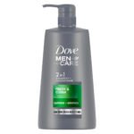 Dove Men+Care Fresh & Clean 2-in-1 Shampoo and Conditioner for Men, 650 ml - Refreshing Hair Care Solution