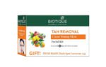 Biotique Tan Removal Facial Kit for Clear Young Skin - Includes Free Swiss Magic Dark Spot Corrector