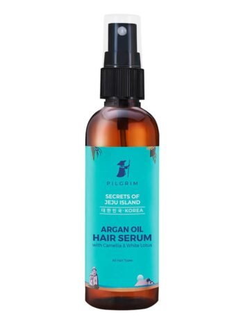 Pilgrim Argan Oil Hair Serum for Smooth & Shiny Hair with Camellia & White Lotus