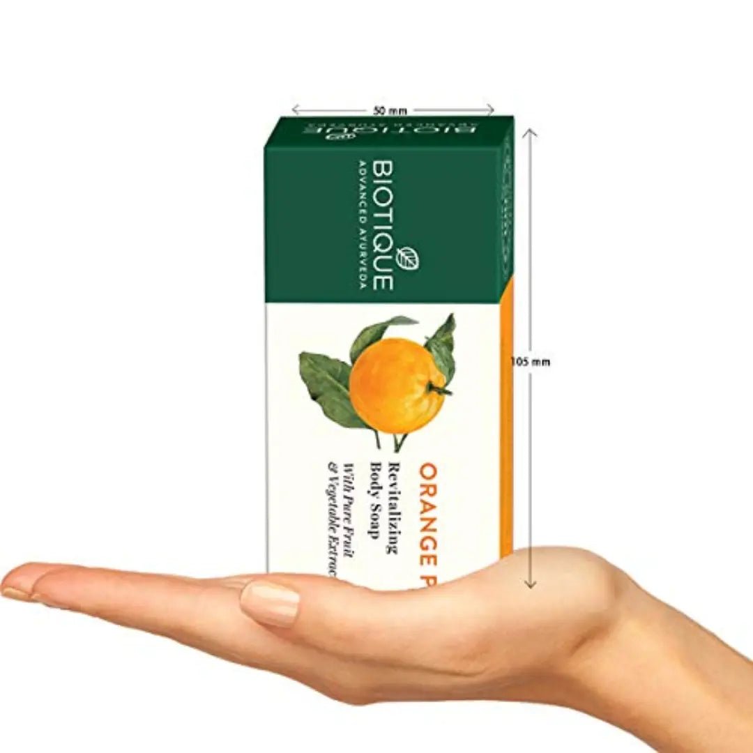 Biotique Orange Peel Soap Texture