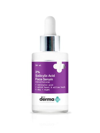 2% Salicylic Acid Face Serum for Active Acne - The Derma Co. Acne Treatment (30ml)