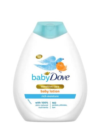 Baby Dove Rich Moisture Baby Lotion 400 ml | Hypoallergenic Gentle Lotion for Soft Baby Skin | Sulphate-Free & Paraben-Free Body Lotion for Kids