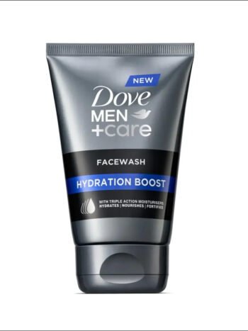 Dove Men+Care Hydration Boost Face Wash for Men - 100ml | Men's Hydrating Facial Cleanser