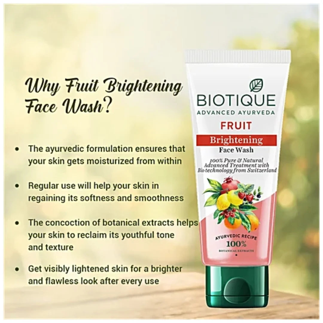 Biotique Face Wash Application