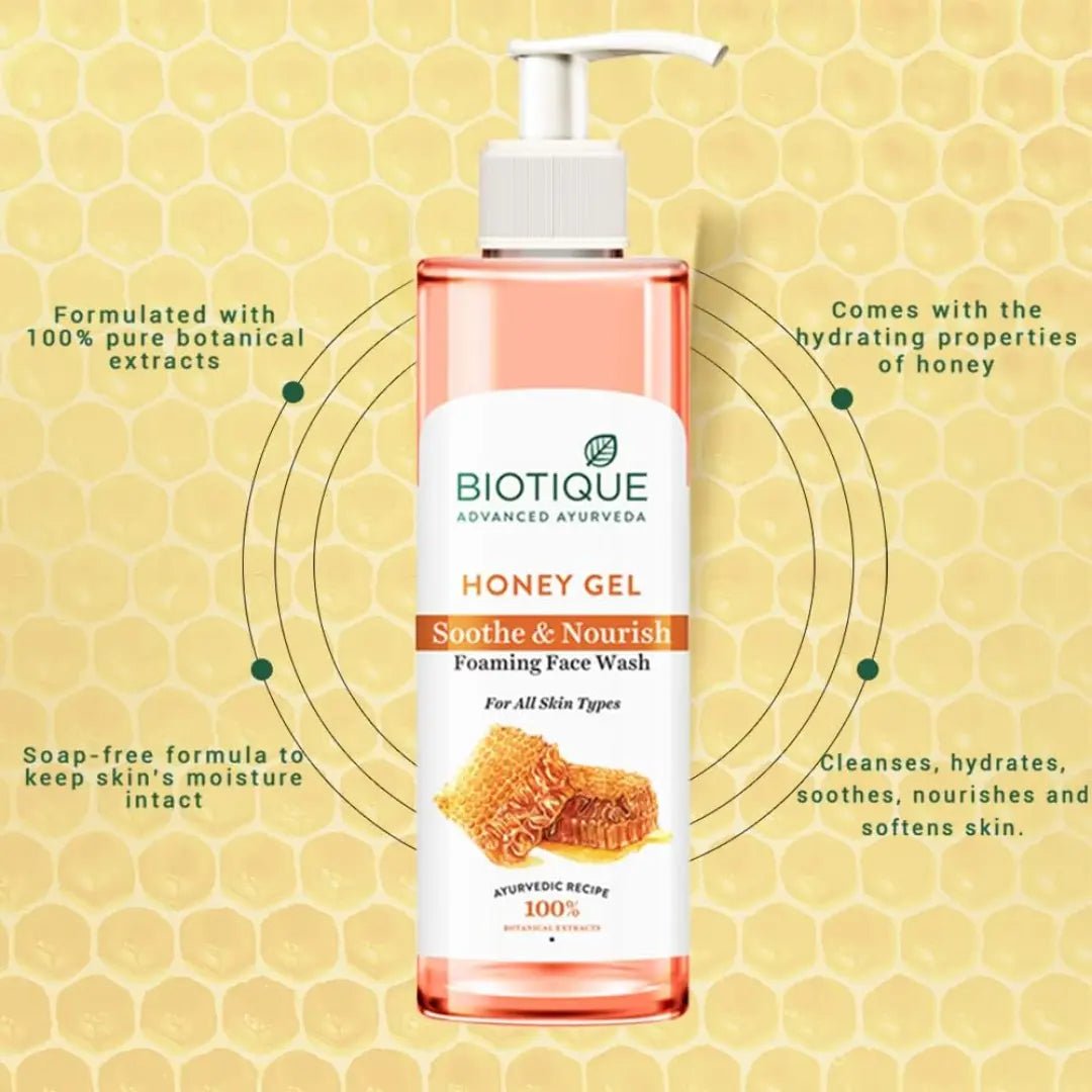 Honey Gel Face Wash Texture