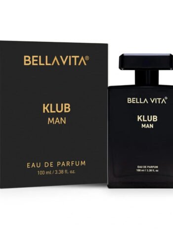 Luxury Klub Men Eau De Parfum by Bella Vita - 100ml Liquid Perfume with Lemon, Rose, and Vanilla
