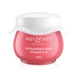 DOT & KEY Lip Plumping Mask with Shea Butter & Vitamins C + E for Naturally Glowing Lips - Hydrating Lip Treatment (15ml)