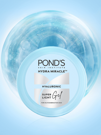 POND'S Super Light Gel Oil-Free Moisturizer with Hyaluronic Acid & Vitamin E for 48HR Hydration