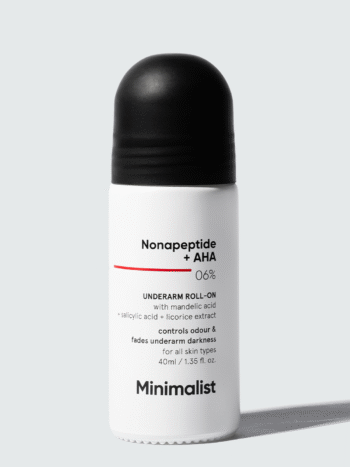 Nonapeptide + AHA 6% Underarm Whitening Roll-On - Brightening & Exfoliating Deodorant