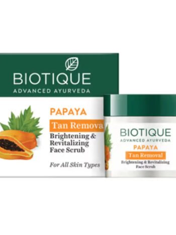 Biotique Papaya Revitalizing Tan Removal Scrub - Best Tan Removal Scrub for Glowing Skin (75g)