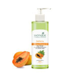 Biotique Papaya Deep Cleanse Face Wash for Glowing Skin | Gentle Exfoliating Cleanser | Suitable for All Skin Types | 200ml