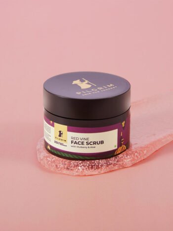 Exfoliating Red Vine Face Scrub with Mulberry & Aloe for Radiant Skin