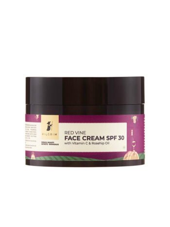 Red Vine Face Cream SPF 30 with Vitamin C & Rosehip Oil - Anti-Aging Moisturizer (PA+++)