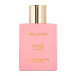 Bella Vita Luxury Rose Eau De Parfum for Women - 100ml Perfume with Black Currant, Vanilla, and Jasmine