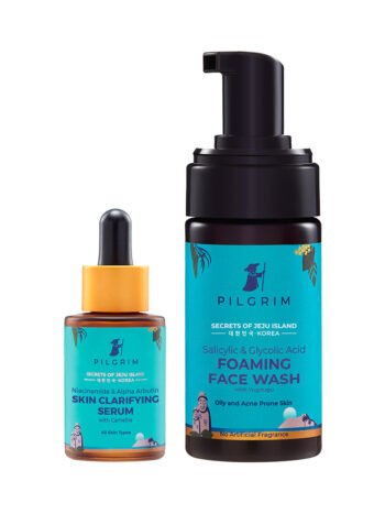 Skin Clarifying Serum and Face Wash Combo for Clearer, Radiant Skin