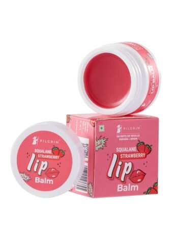 Hydrating Squalane Strawberry Lip Balm for Soft, Moisturized Lips