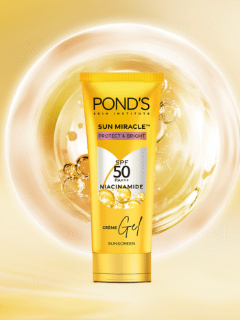 POND’S Sun Miracle SPF 50 PA+++ Sunscreen Gel with Niacinamide - Ultimate Protection & Brightening Formula