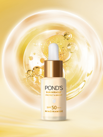 POND’S Sun Miracle SPF 50 Sunscreen Serum with Niacinamide - Protect & Brighten Skin, 14ml