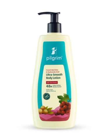 Ultra-Smooth Body Lotion with French Red Vine & Hyaluronic Acid for Hydrated Skin