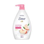 Dove Revitalizing Body Wash with Scented Peach and Vitamin C - Hydrating Cleanser (800ml)