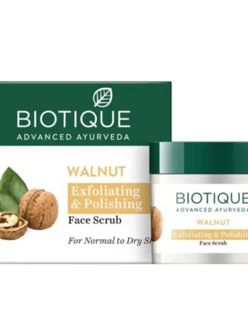 Biotique Exfoliating & Polishing Face Scrub for Glowing Skin (50g) - Natural Herbal Formula