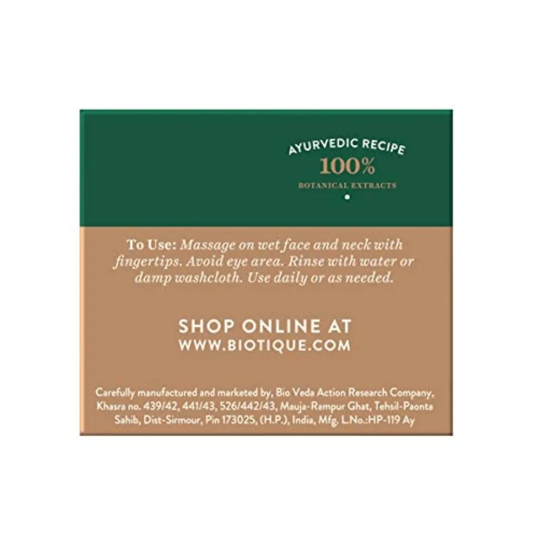 Applying Walnut Face Scrub