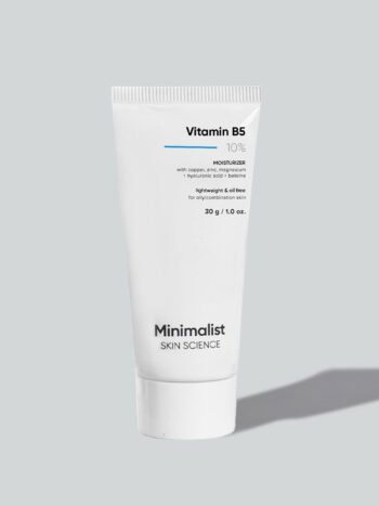 Vitamin B5 10% Moisturizer for Hydrated Skin (30g) - Best Moisturizer for Dry Skin