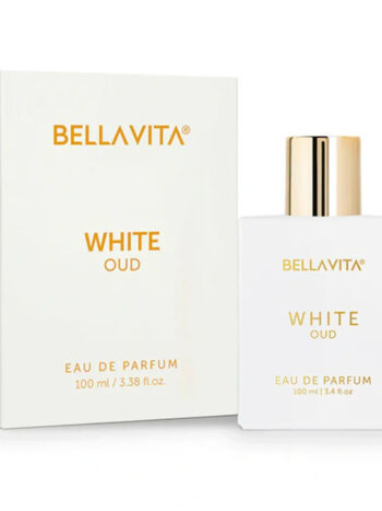 Bella Vita Luxury White Oud Unisex Eau De Parfum - Premium Long Lasting Oud & Fruity Fragrance with Orange, Patchouli, Musk (100ml)