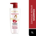 L'Oreal Paris Total Repair 5 Keratin XS Shampoo for Damaged Hair - 1L | Deep Repair & Nourishment