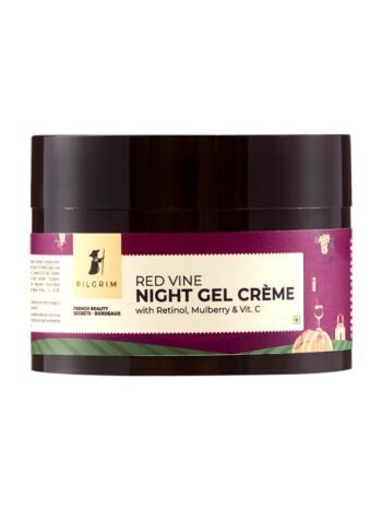 Red Vine Night Gel Crème with Retinol, Mulberry & Vitamin C - Anti-Aging Moisturizer 50g