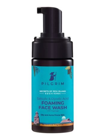 Salicylic & Glycolic Acid Foaming Face Wash for Acne-Prone Skin - Deep Cleansing Facial Cleanser
