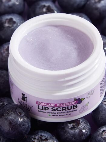 Hydrating Squalane Blueberry Lip Scrub for Soft, Smooth Lips