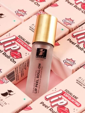 Exfoliating Lip Peel Roll-On with Squalane for Smooth, Hydrated Lips