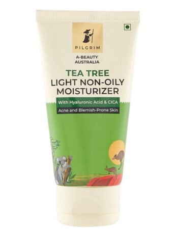 Tea Tree Oil Non-Oily Moisturizer for Acne-Prone Skin - Lightweight Hydrating Cream